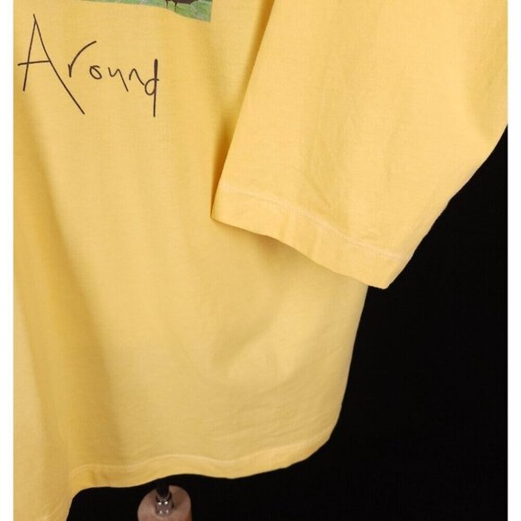 Vivendii Organic Cotton Long Sleeve T-Shirt L Mens Yellow Look Around $170 - Picture 6 of 15